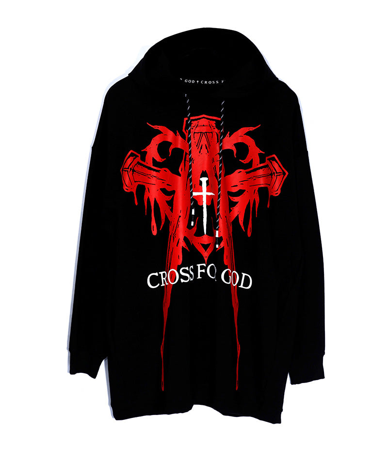 THORNS ARE LOVE HOODIE Thorns is love hooded T