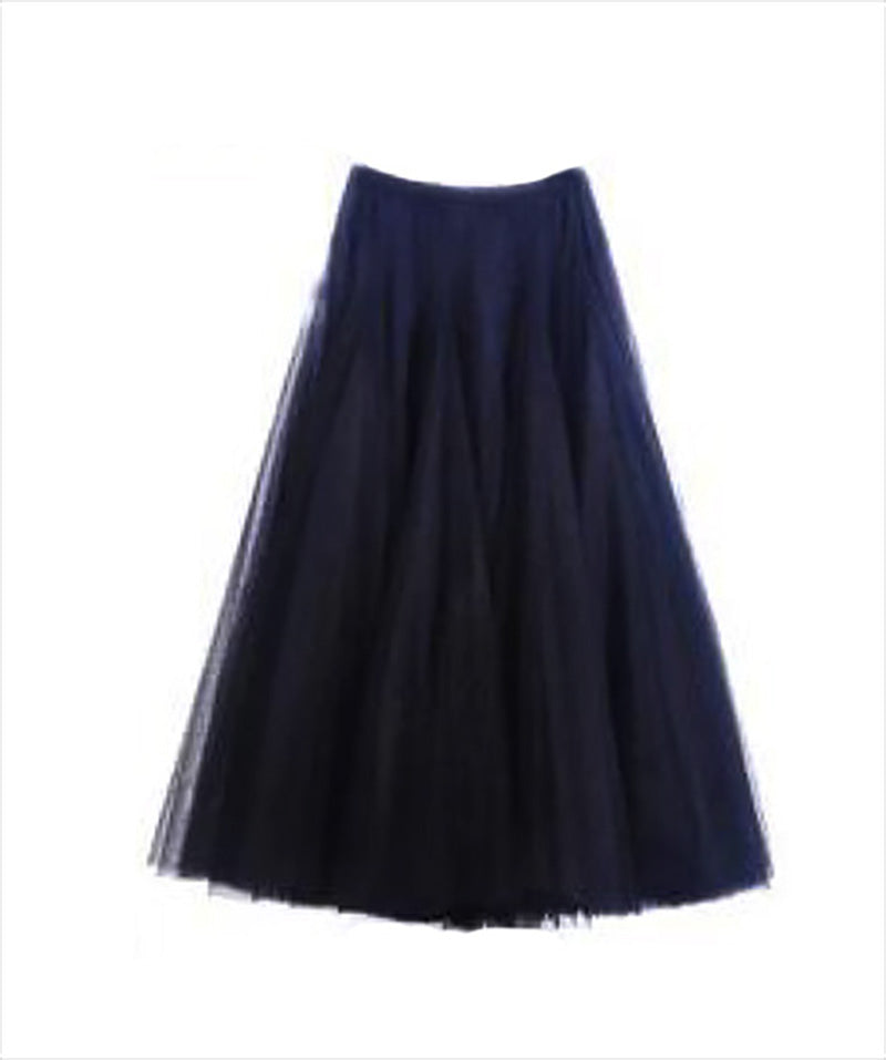 CHIFFON MIDI SKIRT 輕柔長紗裙