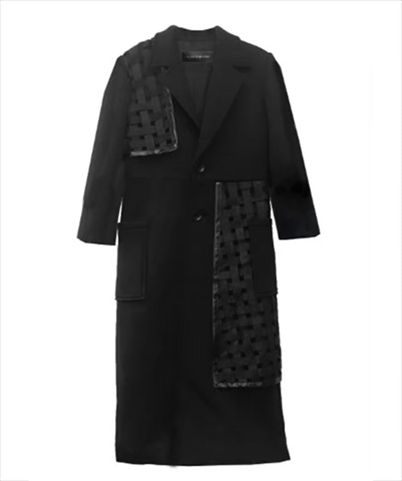 WEAVING FABRIC DECORATED COAT高訂梭織布裝飾大衣