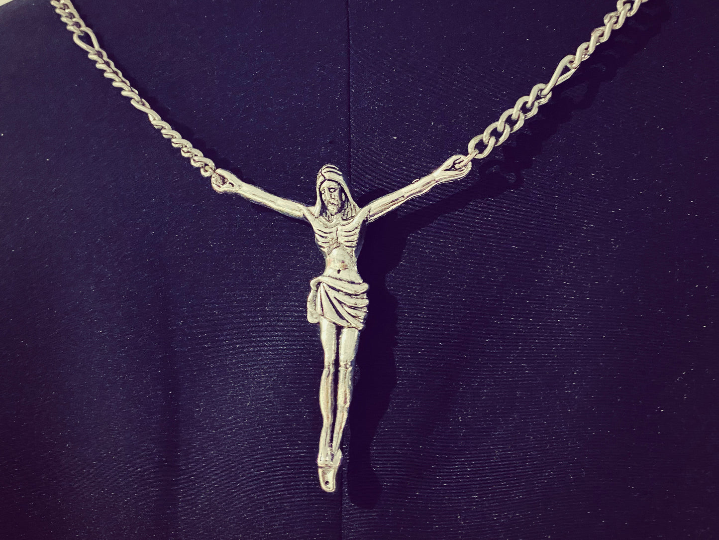 JESUS SILVER NECKLACE Jesus Silver Necklace