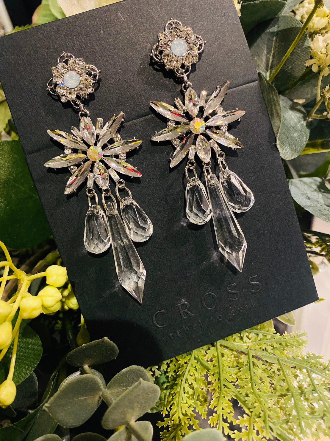 ✝️New product✝️Snow White Diamond 雪印白鑽耳環