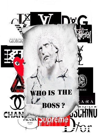 JESUS BOSS TSHIRT WHO IS BOSS