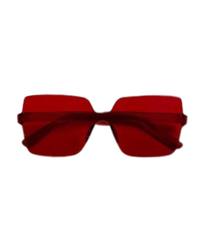 ONE-PIECE GLASSES Flat light one-piece forming glasses