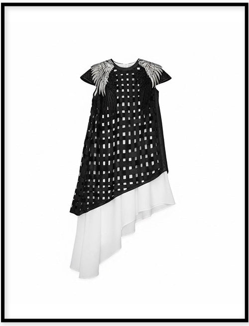 mesh feather vest  網織羽毛背心