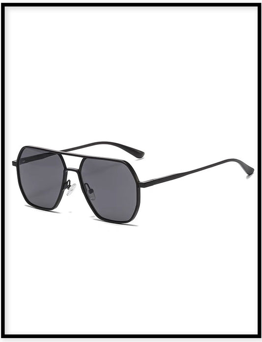 五角鐵架復古墨鏡 Pentagonal iron frame retro sunglasses