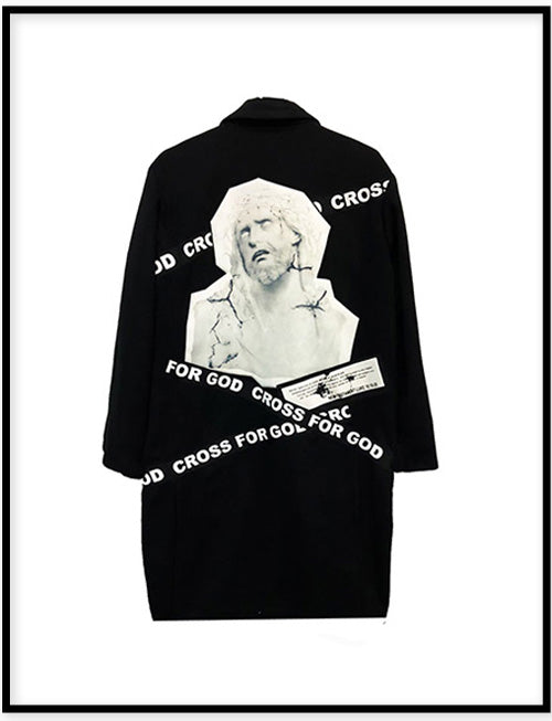 jesus wool coat  耶穌羊毛大衣