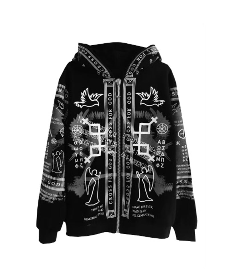 SYMBOLS PRINT JACKET 符號印花夾克