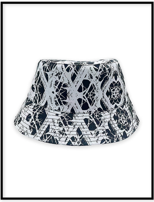 荊棘印花雙面漁夫帽 thorn print reversible bucket hat