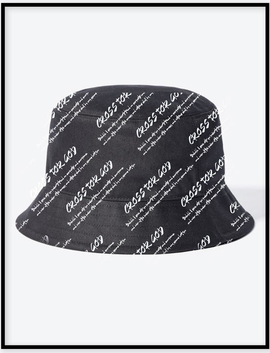 LOGO 印花雙面漁夫帽 LOGO printed double-sided bucket hat