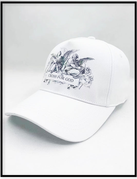 白色天使棒球帽 White Angel Baseball Cap