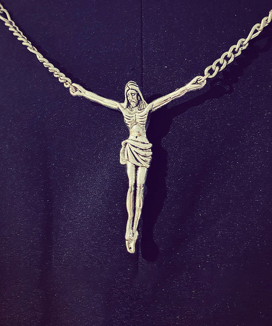 JESUS ​​SILVER NECKLACE Jesus Silver Necklace