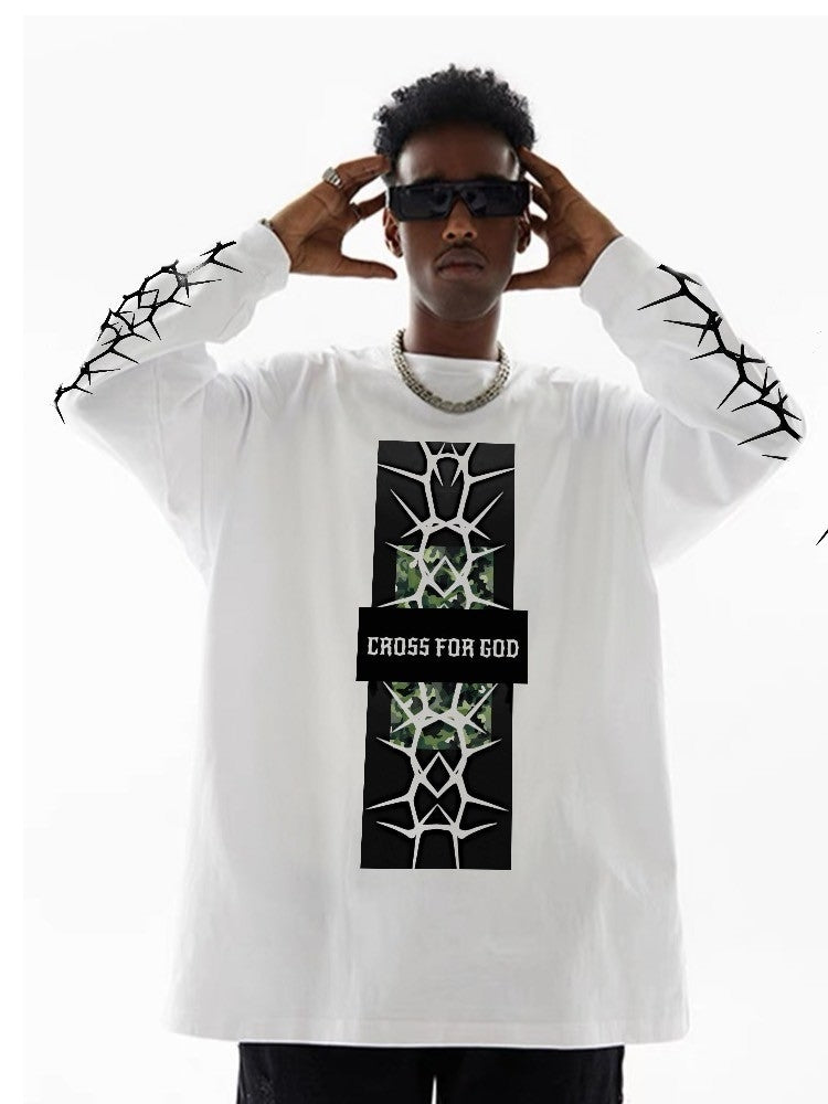 迷彩荊棘長袖上衣	 Camouflage Thorns Long Sleeve Top