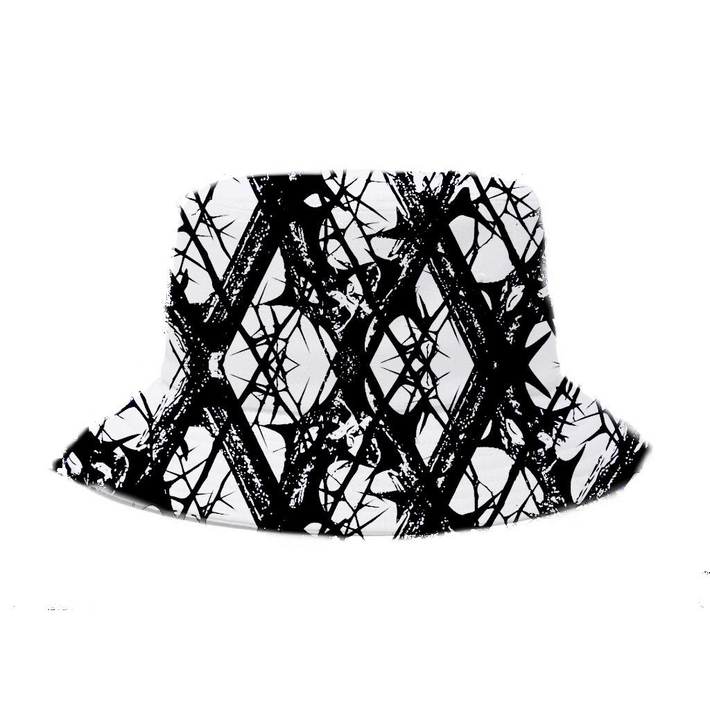 荊棘印花雙面漁夫帽 thorn print reversible bucket hat