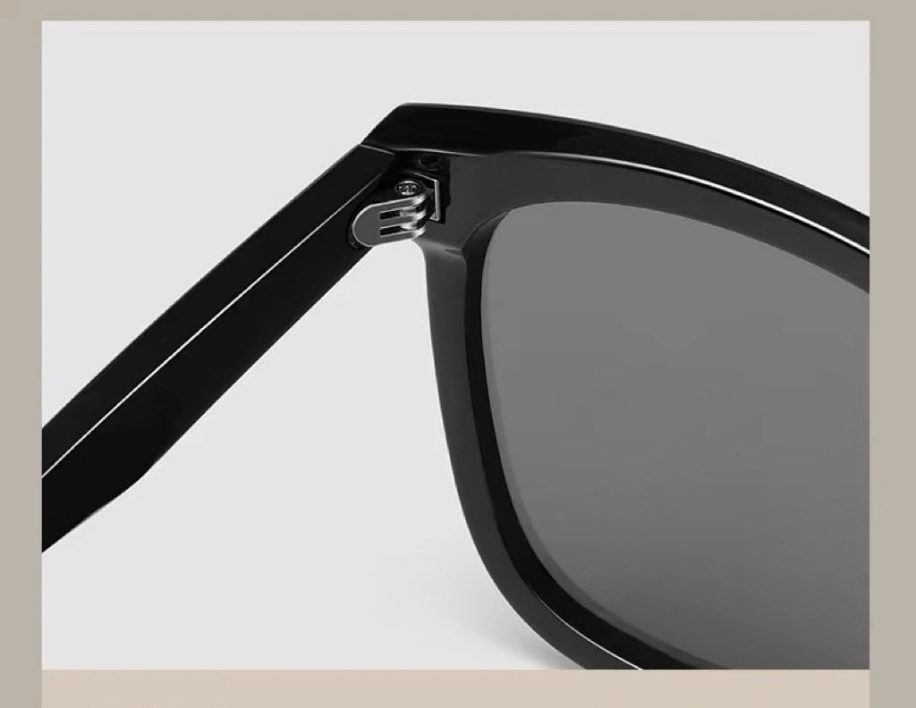 膠框復古平面墨鏡 Plastic frame retro flat sunglasses