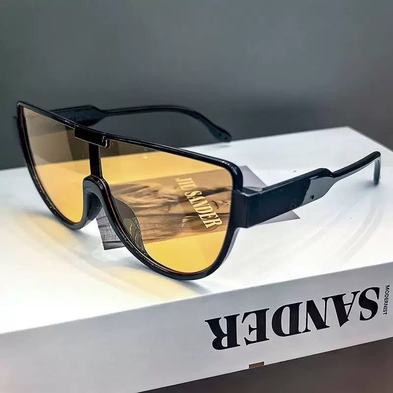 復古鐵架邊框墨鏡 Retro iron frame sunglasses