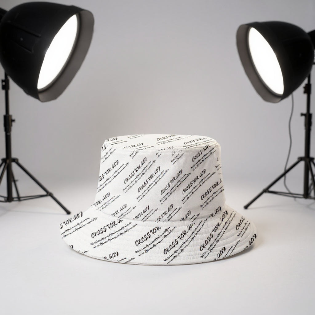 LOGO 印花雙面漁夫帽 LOGO printed double-sided bucket hat
