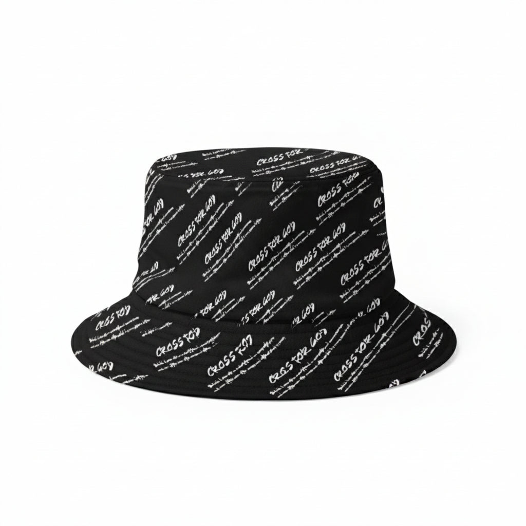 LOGO 印花雙面漁夫帽 LOGO printed double-sided bucket hat