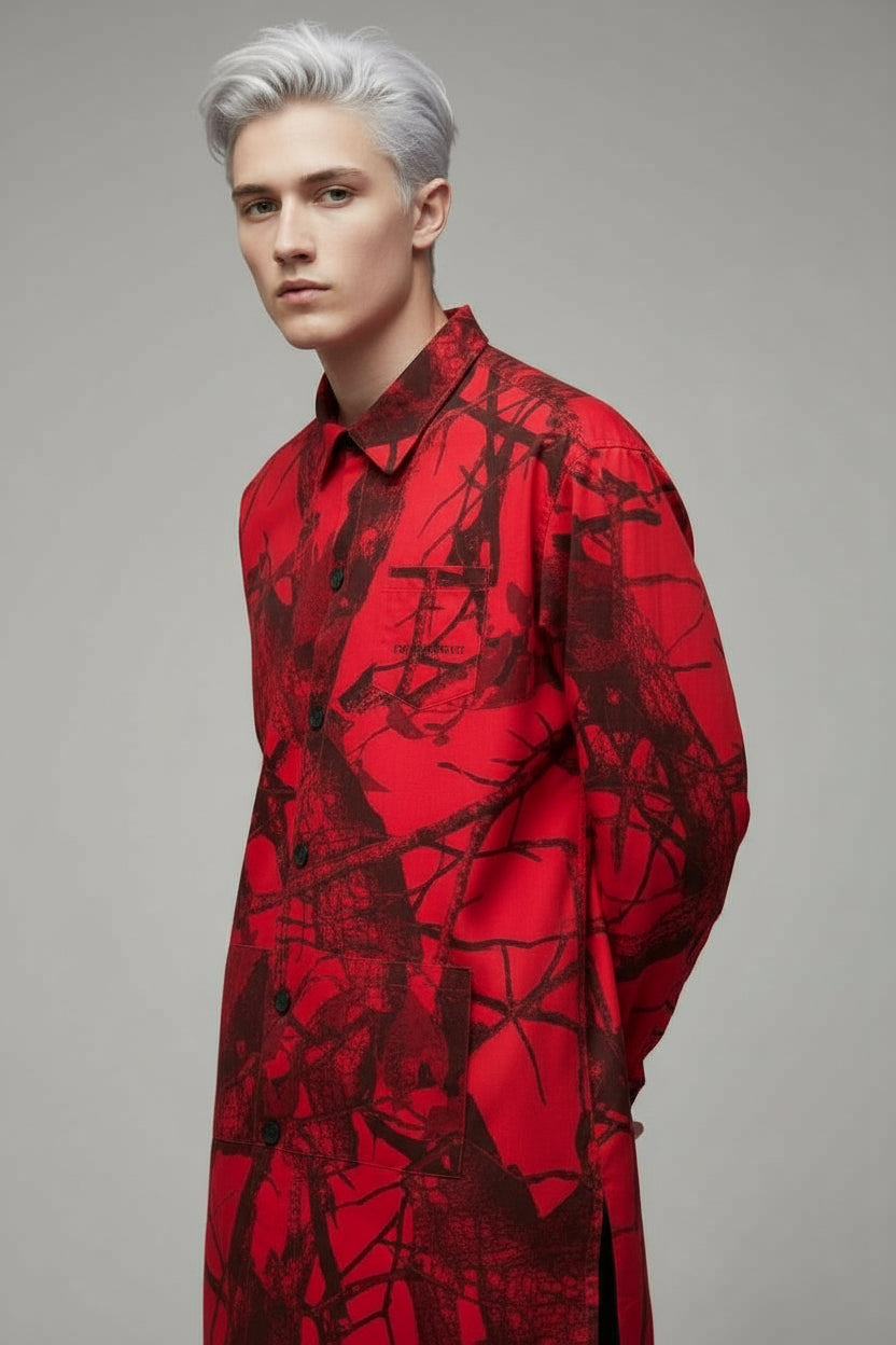 BLOOD RED FOREST SHIRT 血紅森林上衣