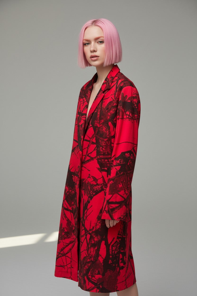 RED FOREST SET (COAT+BOTTOM) 血紅森林套裝