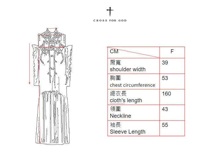 LIGHTNING CROSS LONG DRESS Lightning cross long dress 