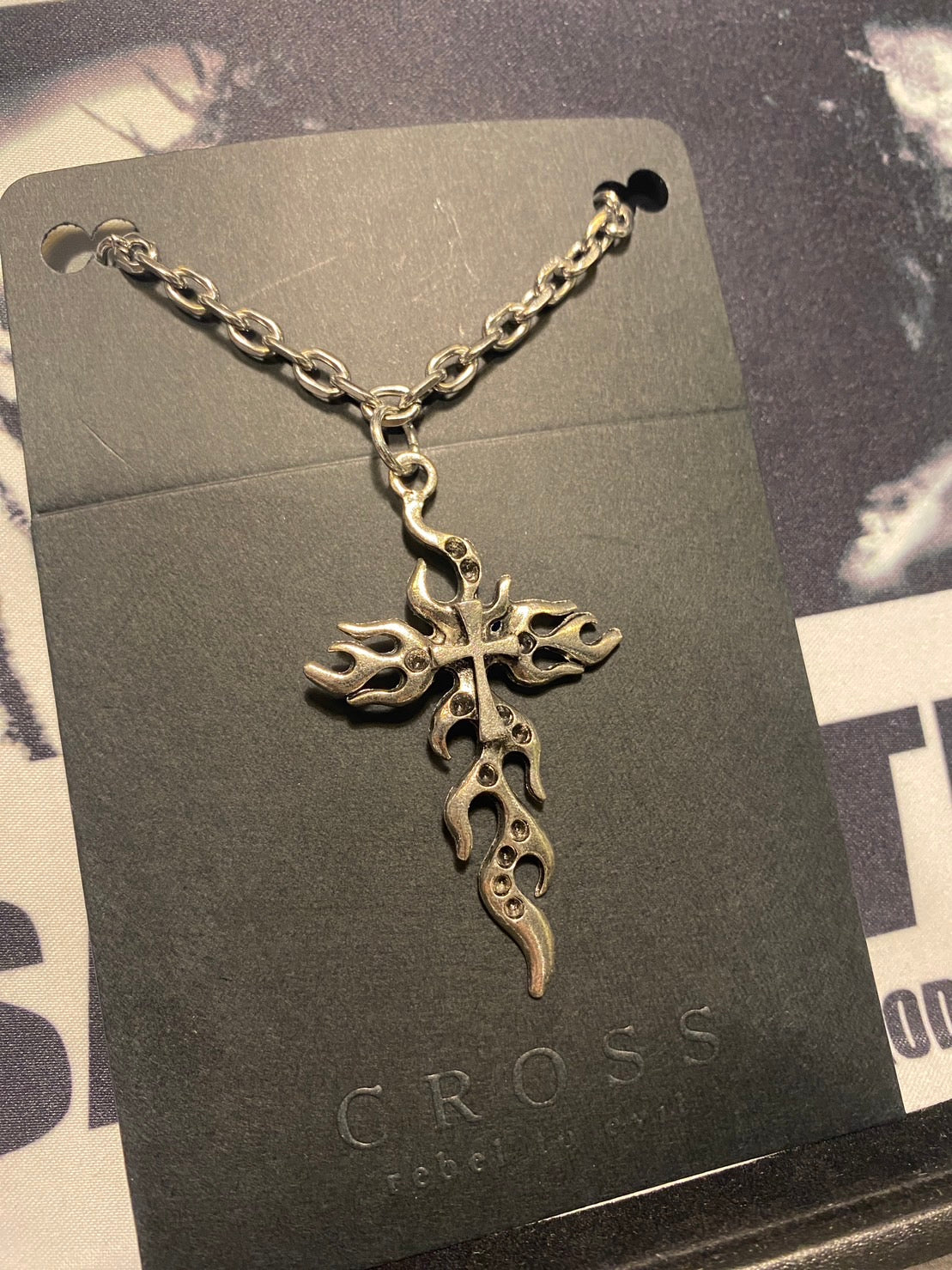 ✝️New product✝️Flame Cross Flame Cross